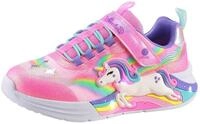 Skechers UNICORN CHASER Sneaker Glitzer,-Blinkschuh zum Schlupfen, Gr&ouml;&szlig;enschablone