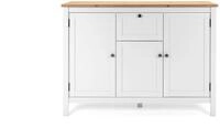 Finori Sideboard, Wei&szlig; / Artisan Oak B x H x T ca. 120 x 90 x 40 cm
