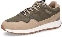 Sneaker DOCKERS BY GERLI, Herren, Gr. 41, gr&uuml;n (khaki, beige), Lederimitat,...