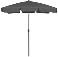 vidaXL Sonnenschirm Strandschirm Anthrazit 180x120 cm