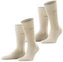 Esprit Socken Basic Uni (2-Paar, 2er Pack) mit hohem Baumwollanteil atmungsaktiv
