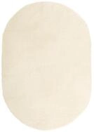 vidaXL Teppich Teppich Shaggy Hochflor NAVARRA Creme 300x200 cm Polyester, Oval,