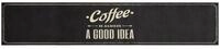vidaXL Teppich, K&uuml;chenteppich Waschbar Kaffee 60x300 cm Samt