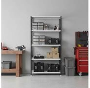 PROREGAL&reg; Schwerlastregal PANDA, HxBxT 180x80x30cm, 5 B&ouml;den, Fachlast 100kg,