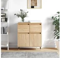 vidaXL Sideboard, Kommode Sonoma-Eiche 60x35x70 cm Holzwerkstoff