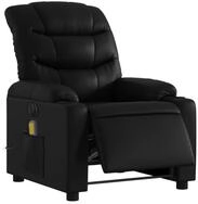 vidaXL Sessel Massagesessel Elektrisch Schwarz Kunstleder (1-St)