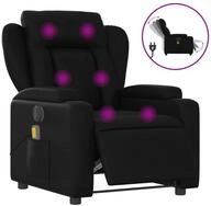 vidaXL Sessel vidaXL Massagesessel Elektrisch Schwarz Kunstleder