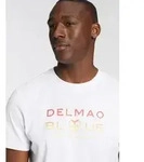DELMAO T-Shirt Kurzarm, bedruckt, Rundhals, aus 100% Baumwolle