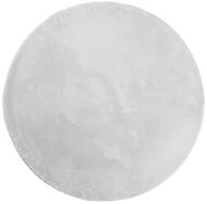 vidaXL Teppich Teppich HUARTE Kurzflor Weich und Waschbar Grau &Oslash; 120 cm, Runde,