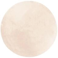 vidaXL Teppich Teppich HUARTE Kurzflor Weich und Waschbar Beige &Oslash; 80 cm, Runde,