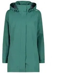 CMP Regenjacke CMP Damen Regenjacke Woman Rain Jacket Button Hood 39X6646 gr&uuml;n...