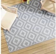 vidaXL Outdoorteppich, Outdoor-Teppich ARAKIL Grau 160x230 cm PP