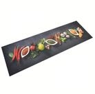 vidaXL Teppich, K&uuml;chenteppich Waschbar Gew&uuml;rze 60x180 cm Samt