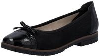 Rieker Ballerina, Loafer, Schlupfschuh, Flats, Slipper, Businessschuh mit Schleifchen