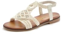 LASCANA Sommerschuh, offener Schuh, Pantolette, Sandale in trendiger H&auml;keloptik,