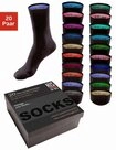 H.I.S Socken f&uuml;r Damen und Herren, perfekt zu sortieren mit farbigem...