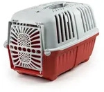 lionto Tiertransportbox f&uuml;r kleine Hunde & Katzen bis 15 kg, optimale Bel&uuml;ftung &