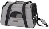 lionto Tiertransportbox weich, Transporttasche 48,5x27x31,5 cm bis 10 kg, mit