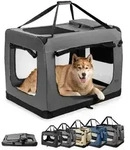 lionto Tiertransportbox stabil aus Textil, f&uuml;r Hunde und Katzen bis 25 kg,...