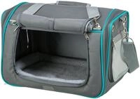 TRIXIE Tiertransportbox Wohn- und Transporttasche&nbsp;Vicky - grau - 40 &times; 27 &times; 28 cm