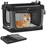 FEANDREA Tiertransporttasche Hundebox faltbar, Hundetasche, Taschen f&uuml;r Futter...