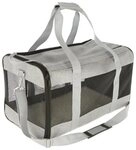 Kerbl Tiertransportbox Kerbl Tragetasche Casual 41x28x29cm grau 80578