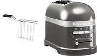 KitchenAid Toaster Artisan 5KMT2204EMS MEDALLION-SILBER, 2 kurze Schlitze, f&uuml;r...