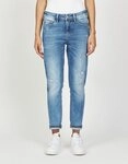 GANG Relax-fit-Jeans 94AMELIE CROPPED aus robustem Gabardine Stretch