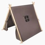 Small Foot Spielzelt Spielzelt taupe (packung) Zeltstangen sind aus robustem Holz