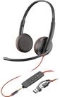 Polycom Poly Headset Blackwire C3225 Stereo USB-C/A & 3,5 PC-Headset