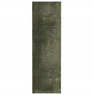 vidaXL Teppich Teppich HUARTE Kurzflor Weich und Waschbar Waldgr&uuml;n 80x250 cm,