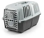 lionto Tiertransportbox f&uuml;r kleine Hunde & Katzen bis 15 kg, optimale Bel&uuml;ftung &