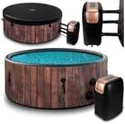 COIL Whirlpool SPA Aufblasbar, Schwimmbad mit Hydromassage, PVC-Bodenunterlage, extra