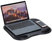 relaxdays Laptop Tablett Kniekissen Laptop schwarz, Kunststoff