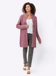 heine Strickjacke Strickjacke Langarm Grobstrick, Feinstrick