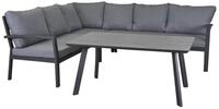 LC Garden Eckbankgruppe &raquo;Bondino&laquo; Dining Speiseloungeset inkl. Esstisch anthrazit