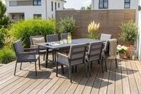 KONIFERA Garten-Essgruppe Diningset &raquo;Edessa&laquo;, (Set, 25-tlg., 8 Sessel, Tisch