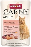Animonda Carny Adult mit Huhn + Lachs 85 g - 12 St&uuml;ck, Nassfutter f&uuml;r: Katze