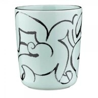 Marimekko Tasse Becher ohne Henkel Oiva Pistilla Mint Black (250 ml)