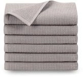 ZOLLNER Handt&uuml;cher, Waffelpique (6-St), 50 x 70 cm, 100% Baumwolle, vom