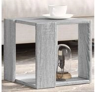 vidaXL Couchtisch, Couchtisch Grau Sonoma-Eiche 32x32x30 cm Holzwerkstoff