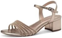 Tamaris Sandalette, Blockabsatz, Festtagsschuh, Abendschuh mit funkelnden