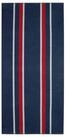 ZOLLNER Strandtuch, Glattvelours (1-St), 100 x 200 cm, 100% Baumwolle, XXL, vom
