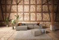 W.SCHILLIG Ecksofa around-the-block Mega Sofa, viel Platz und hoher Sitzkomfort,