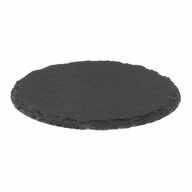 WESTMARK Getr&auml;nkeuntersetzer 4 Naturschiefer-Untersetzer, rund, &oslash; 10 cm,...