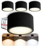 SSC-LUXon LED Aufbaustrahler CELI-X LED Aufbaustrahler schwarz 3 Lichtfarben...
