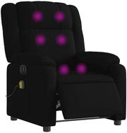 vidaXL Sessel Massagesessel Elektrisch Schwarz Stoff (1-St)