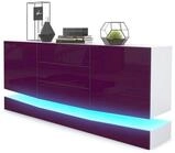 Vladon Sideboard City (Kommode mit 2 T&uuml;ren, und 3 Schubladen inkl....