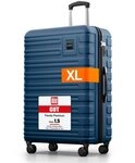 Travely Koffer Polycarbonat Koffer XL 77cm - Reisekoffer, Hartschalenkoffer, Trolley,