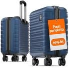 Travely Koffer Polycarbonat Handgep&auml;ck Koffer 45x36x20cm - f&uuml;r Easyjet etc, 4